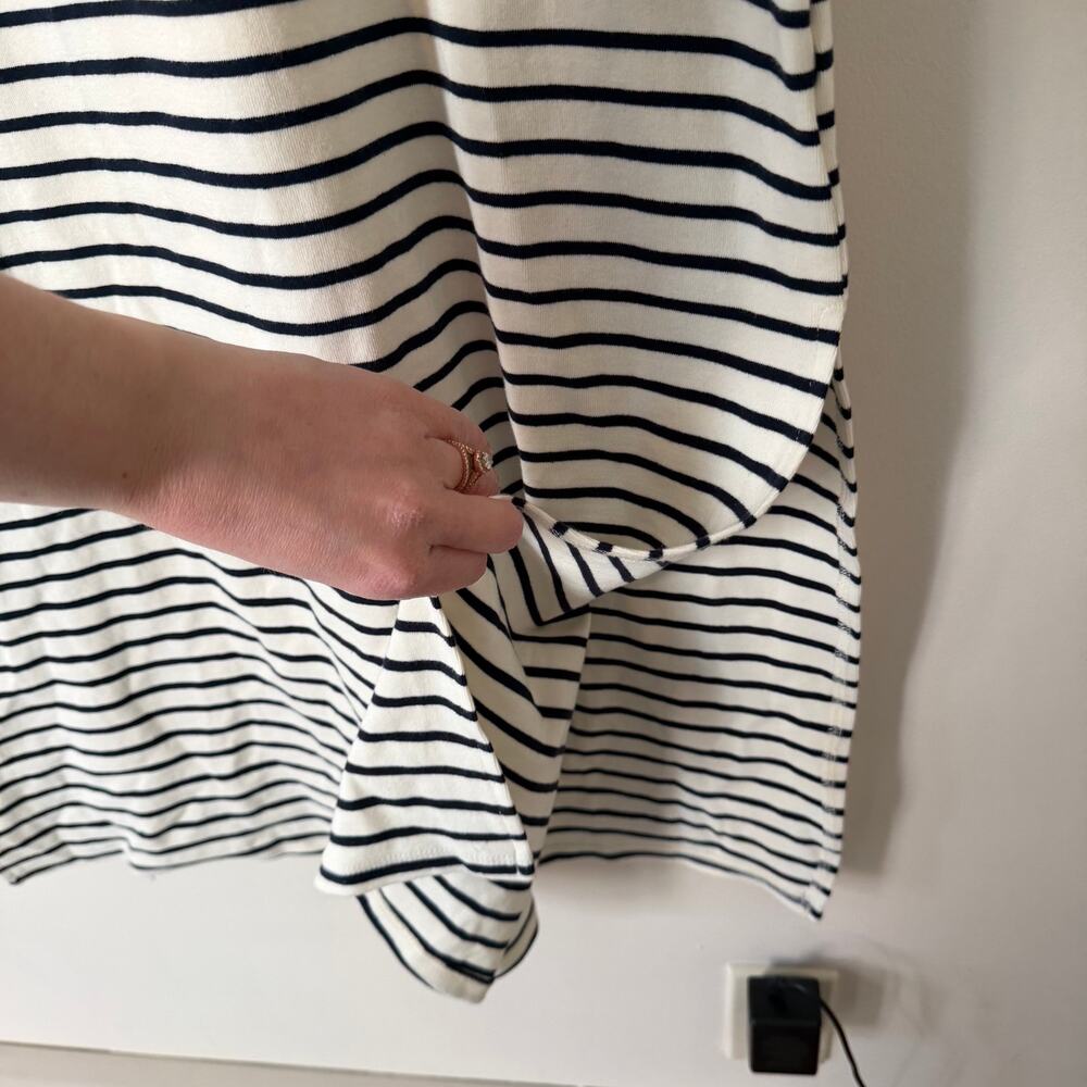 Pomander Place Tuckernuck NWT Striped Gio Maxi Dress Long Sleeve Cotton Size Lg - Picture 10 of 16